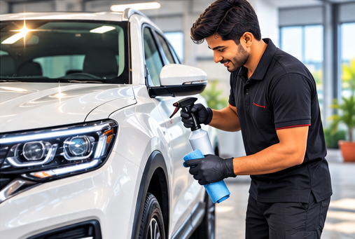 Final Inspection & Fragrance - Maa Mogal Service Station